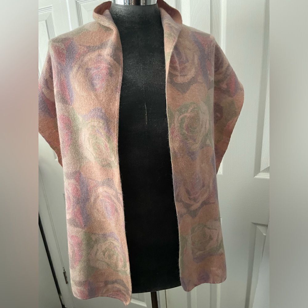Nardi & Tagliaferri Soft Floral Angora Blend Scarf